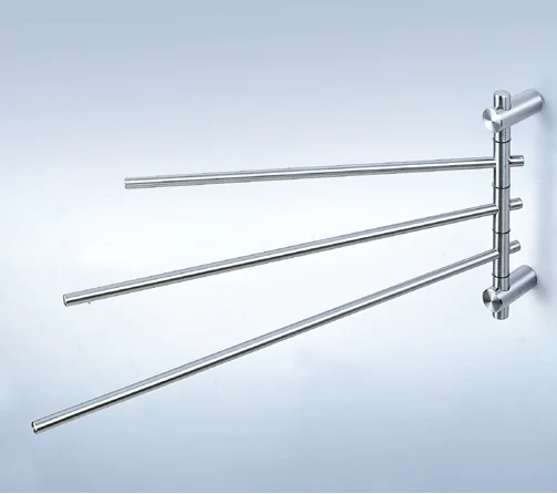 Triple active towel rack
